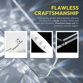 KAQRI 2m cord wall sign provides ample reach for outlets