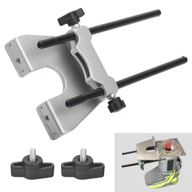 Karbay Edge Guide Assembly on Ryobi P601 for precise edge routing