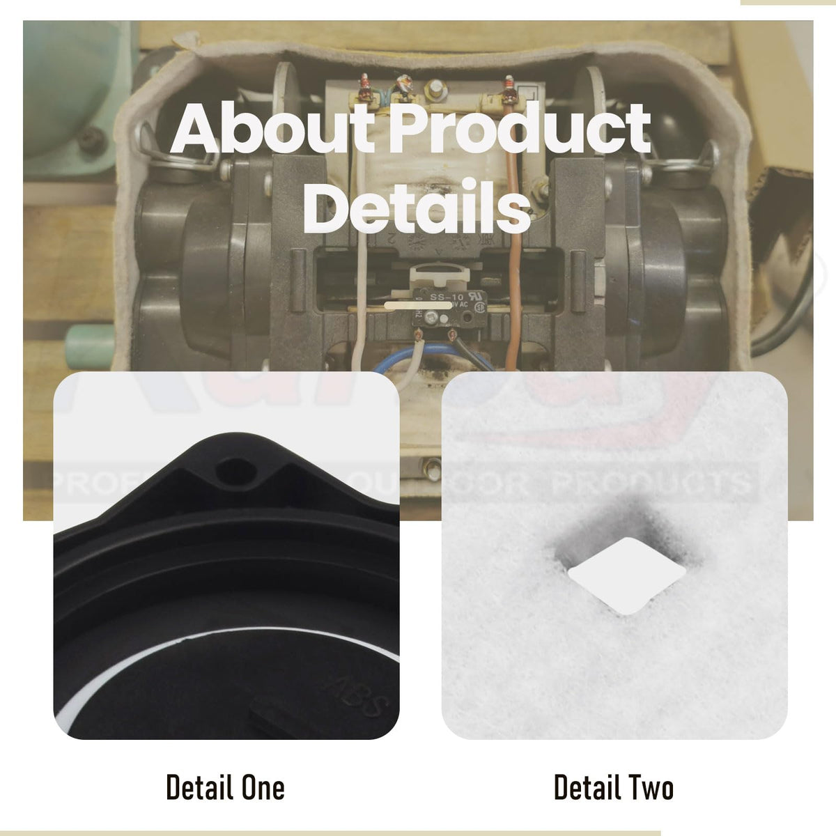 Karbay screws and clamps secure diaphragm replacement quickly