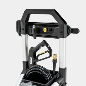 Kärcher K1700B cord wrap keeps the power cord neatly stored.