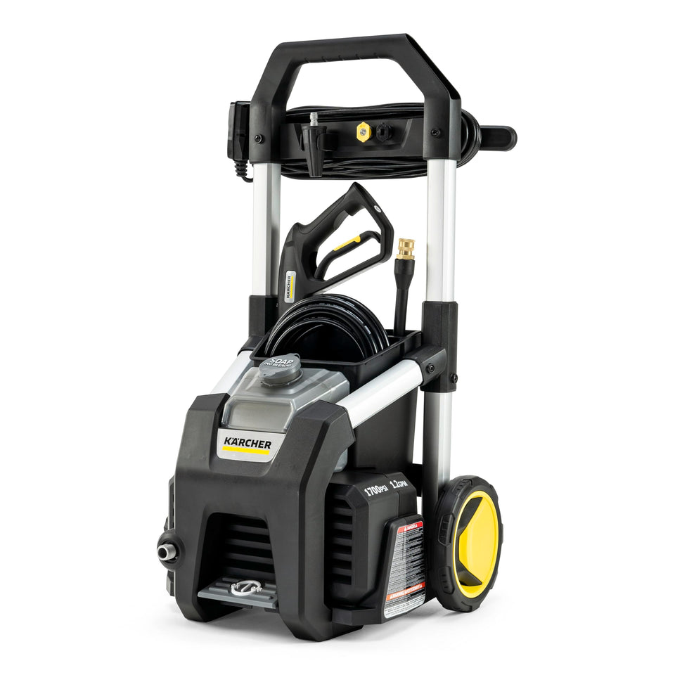 Kärcher K1700B front view for quick driveway and porch cleaning.