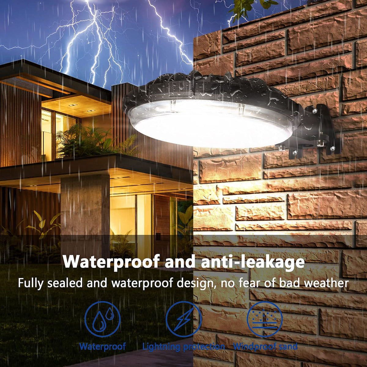 Karjoefar LED barn light dusk-to-dawn photoelectric in action for hands-off lighting.