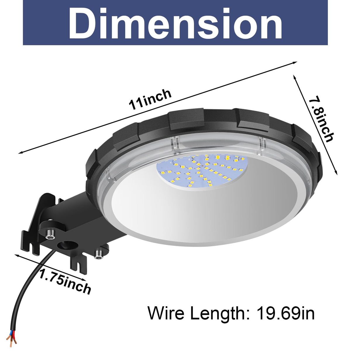 Karjoefar LED barn light IP65 rugged protection against rain and dust.