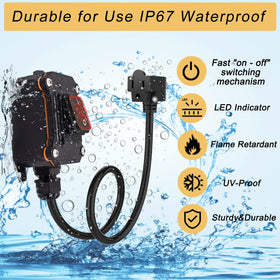 KarlKers 14AWG 3ft cable close-up highlighting durability.