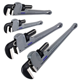 KARRYTON 10-inch aluminum pipe wrench ready for tight-space plumbing tasks.
