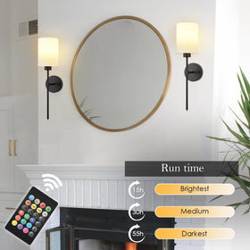 KARTOOSH wall sconce with warm white setting for living rooms.