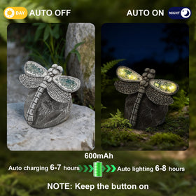 KARTOOSH weatherproof dragonfly ornament withstands sun and rain