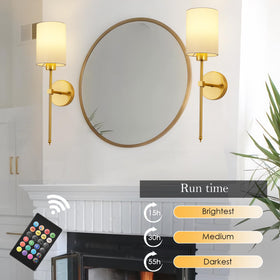 KARTOOSH wall sconce amber light creates a warm, cozy atmosphere in bedrooms.