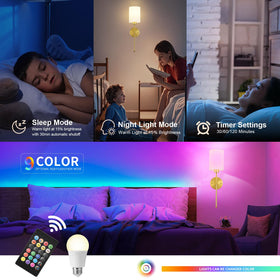 KARTOOSH wall sconce daylight mode helps with focused tasks and mornings.