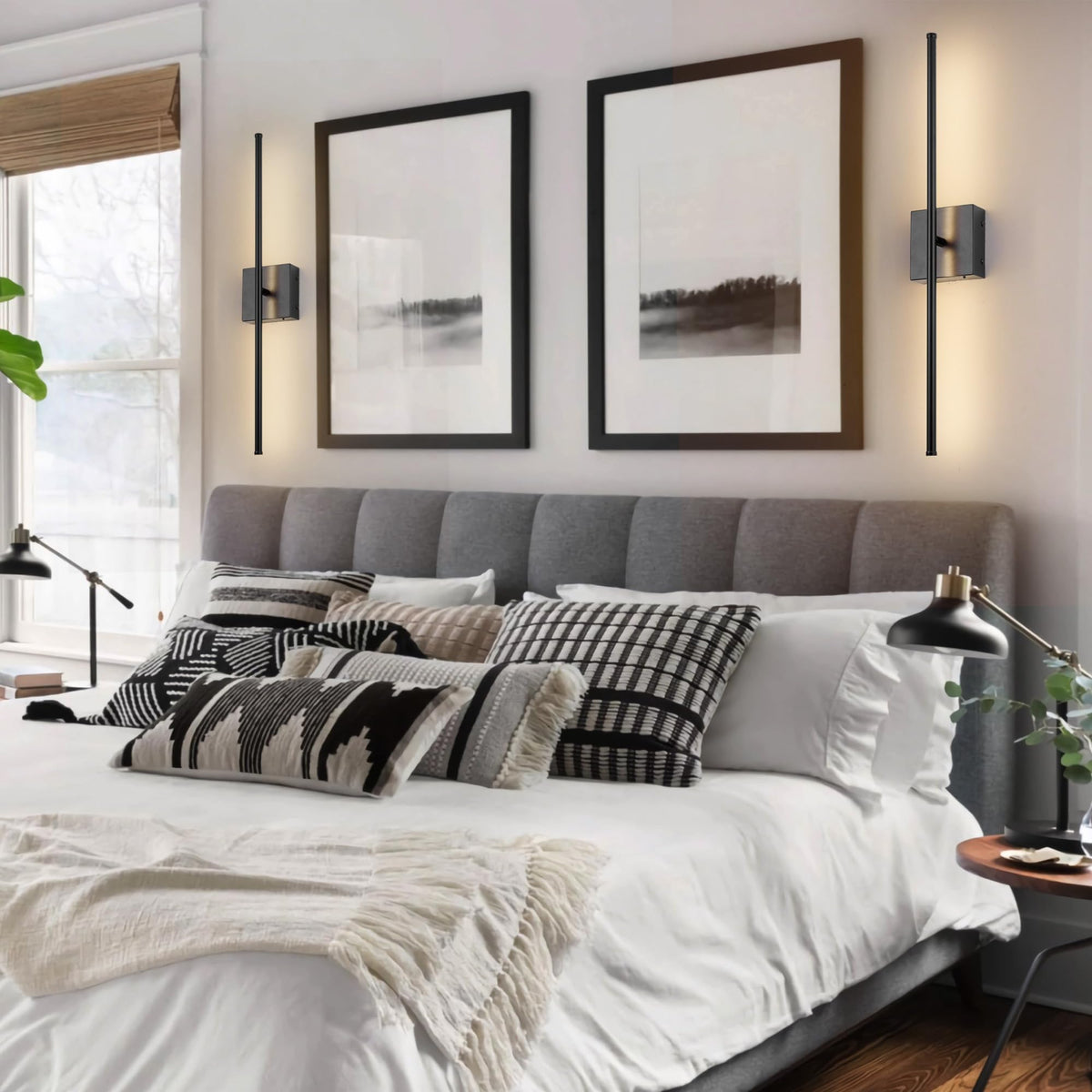 KARTOOSH two-pack ambient lighting for balanced hallway or living room illumination.
