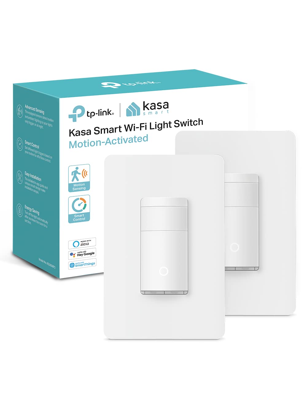Kasa KS200M motion detection triggers hands-free lighting in any room