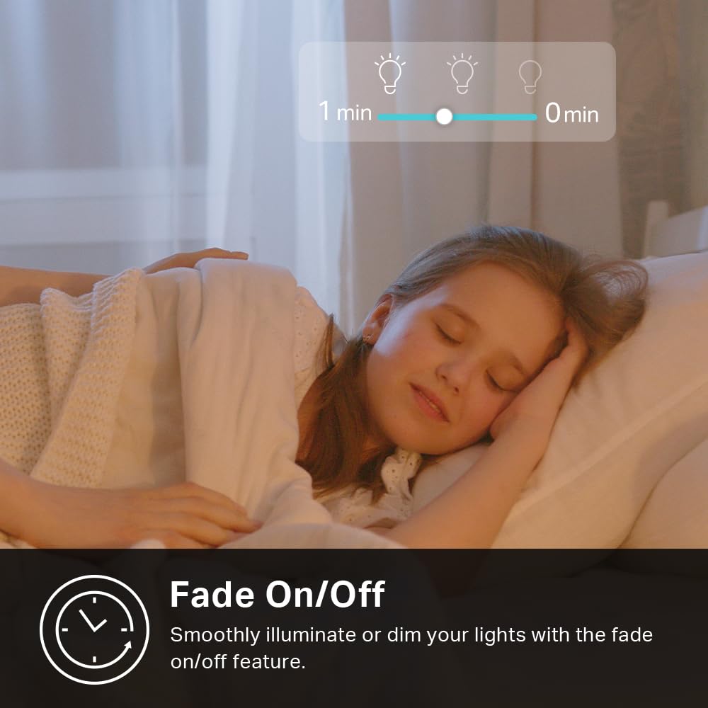 Kasa app control and schedules for remote lighting management