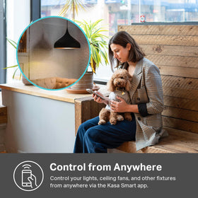 Voice control with Siri, Alexa, and Google enables hands-free lighting
