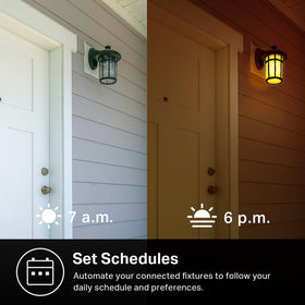 KS205 wall-plate mount shows clean, seamless integration with existing switches.