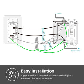 HS220-2 installation guide showing app-guided setup with neutral wiring.