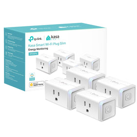 Kasa Smart EP25P4 compact plug for space-saving outlet control.