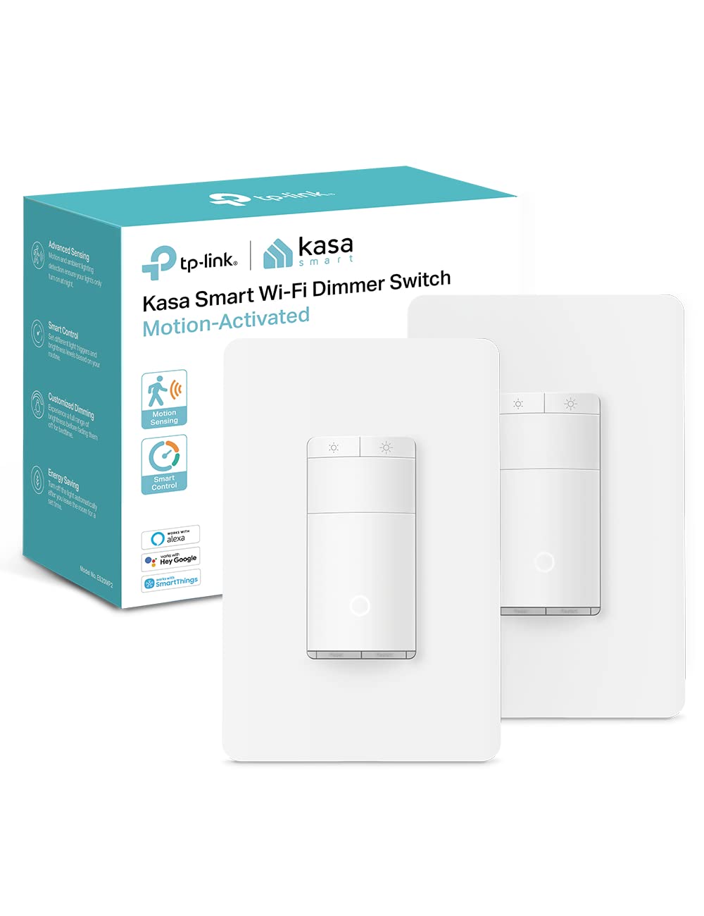 Kasa Smart ES20MP2 motion detection activates lighting hands-free