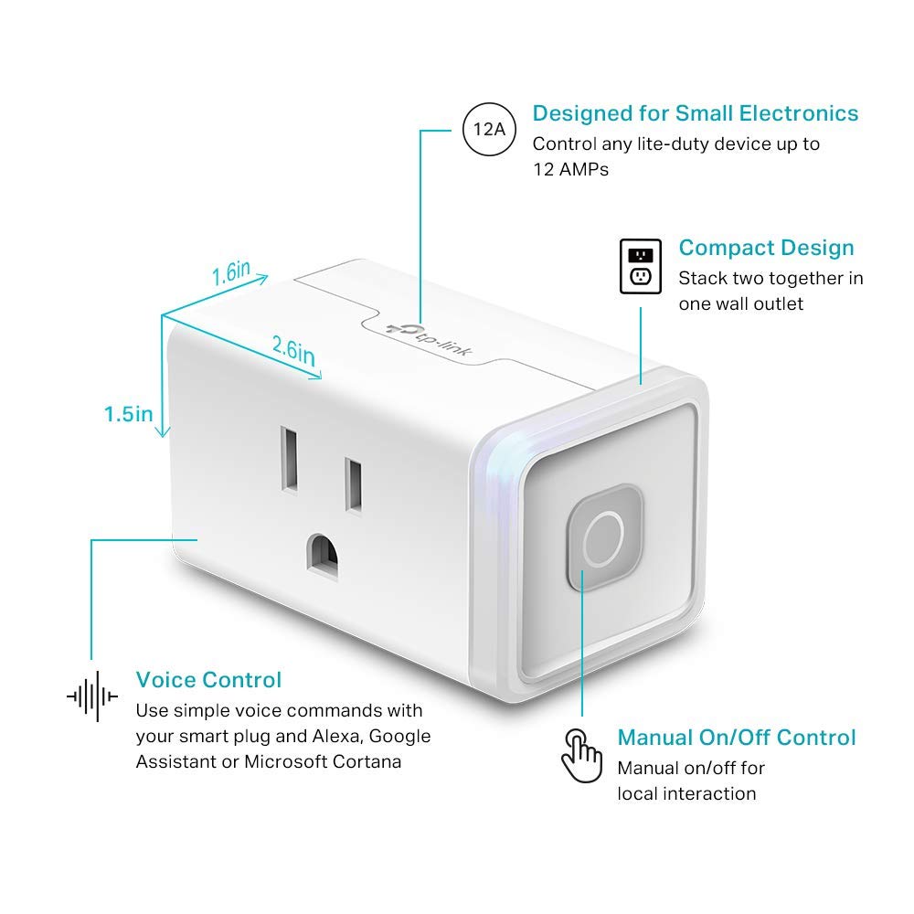 Kasa Smart HS103P4 app dashboard for remote on/off control anywhere