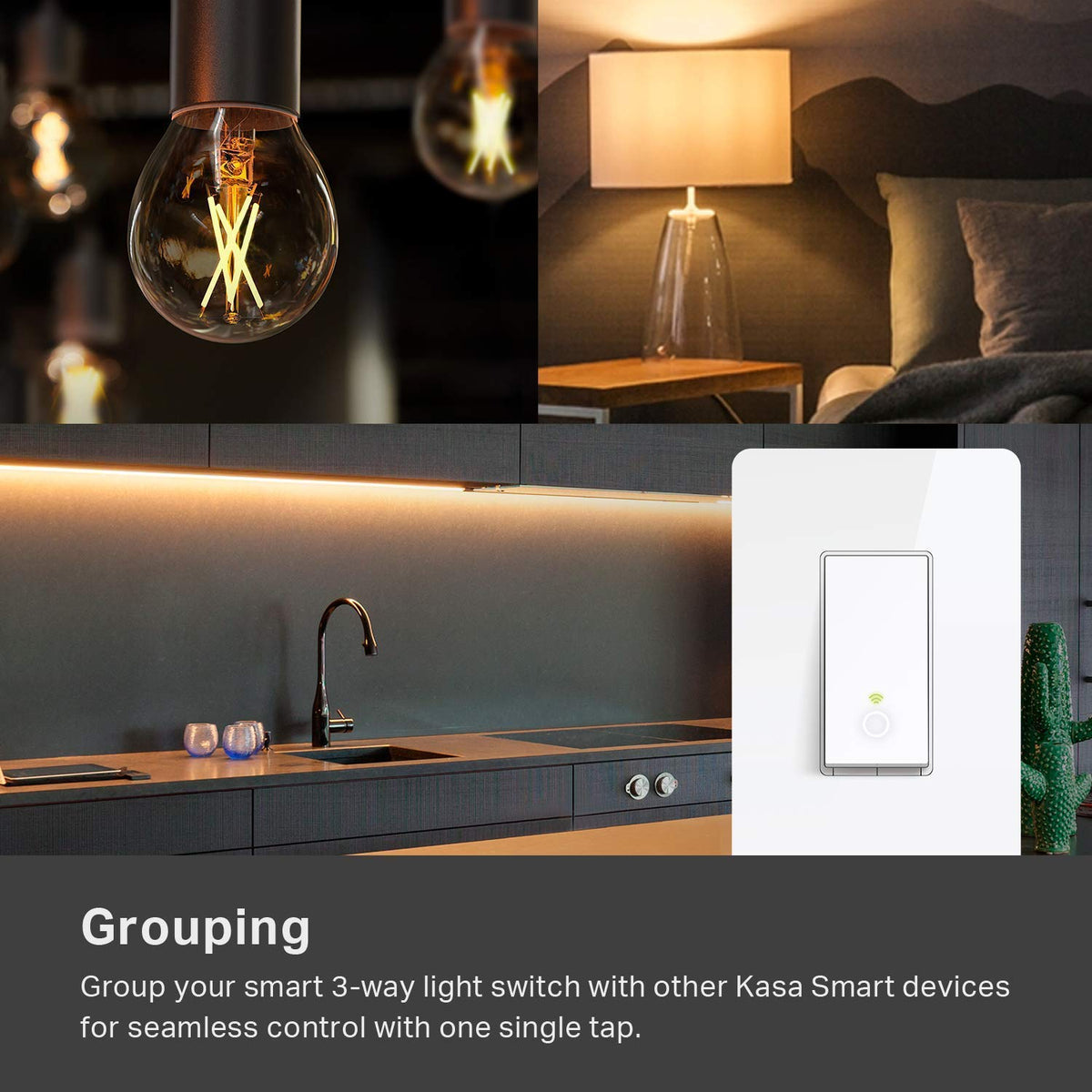 Kasa Smart HS210 app setup screen guiding step-by-step installation
