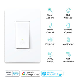 Kasa Smart HS210 packaging highlighting hub-free setup