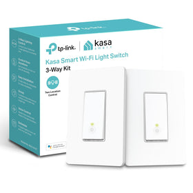 Kasa Smart HS210 kit product shot showing a modern 3-way switch upgrade