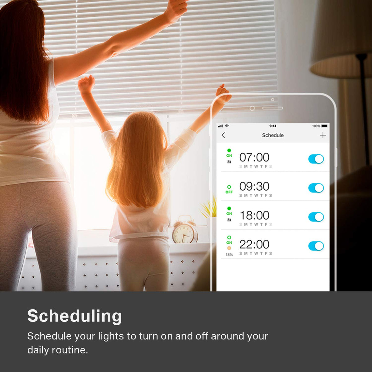 Kasa Smart HS210 with Alexa and Google Assistant icons for voice control