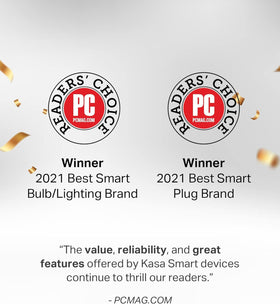 Kasa Smart KL125P4 dimmable brightness for cozy evenings.