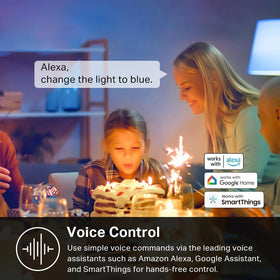 Four-pack package for uniform lighting across rooms.