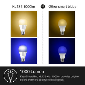 Kasa Smart KL135 voice and app control for easy setup