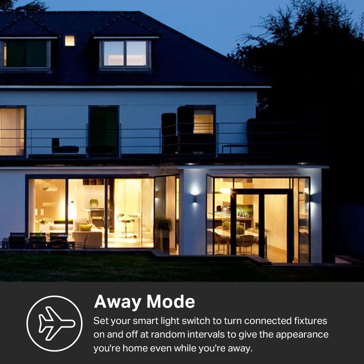 Kasa KS200P3 app control on smartphone for remote lights management.
