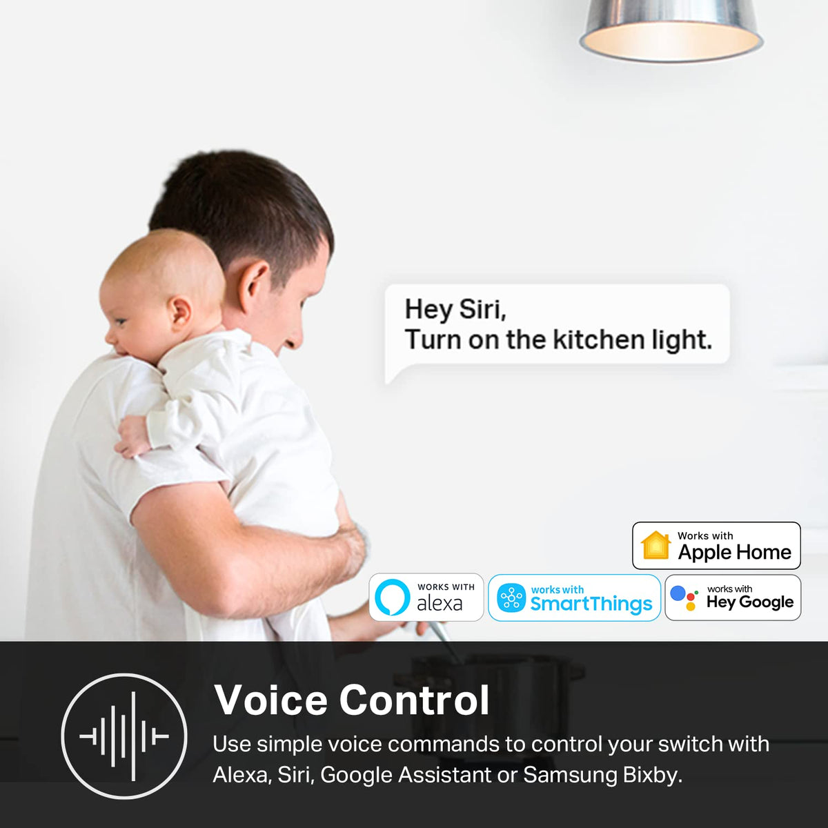 Kasa KS200P3 HomeKit integration screenshot enabling easy Siri control at home.
