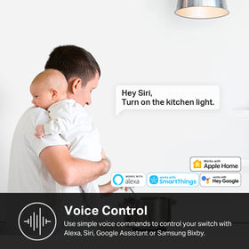 Kasa KS200P3 HomeKit integration screenshot enabling easy Siri control at home.