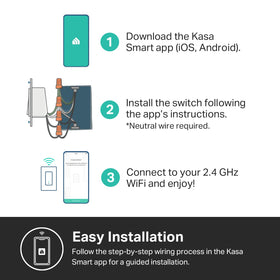 Kasa KS200P3 scheduling and timer interface for automated lighting routines.