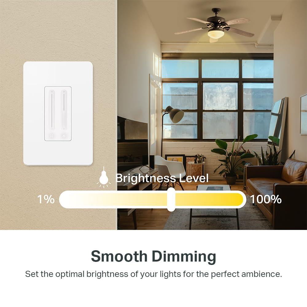 KS240 compatible with HomeKit, Alexa, and Google Assistant for hands-free operation.