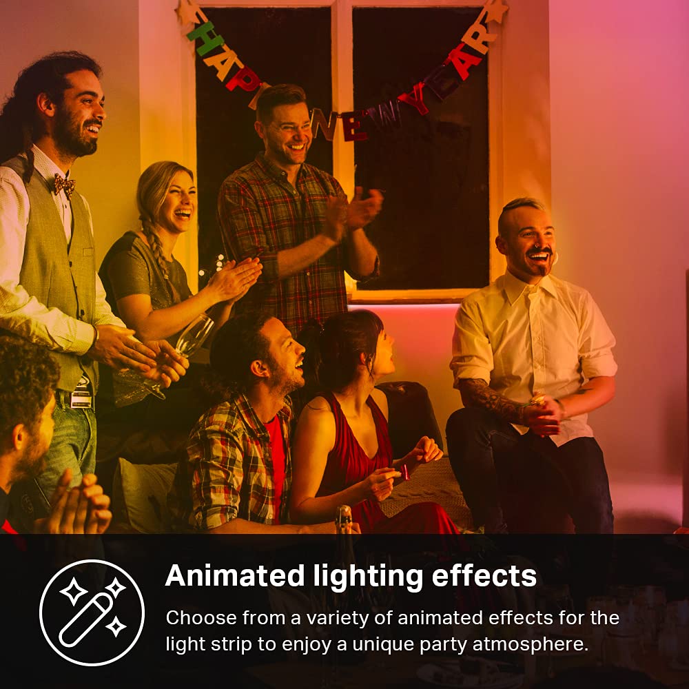 Kasa Smart LED Light Strip cut-to-fit length with strong 3M adhesive backing