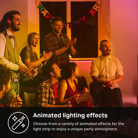 Control via app or voice assistant for hands-free lighting.