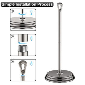 Kasunto side view shows slim free-standing design beside the toilet
