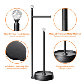 Stable circular base keeps Kasunto holder steady during roll changes