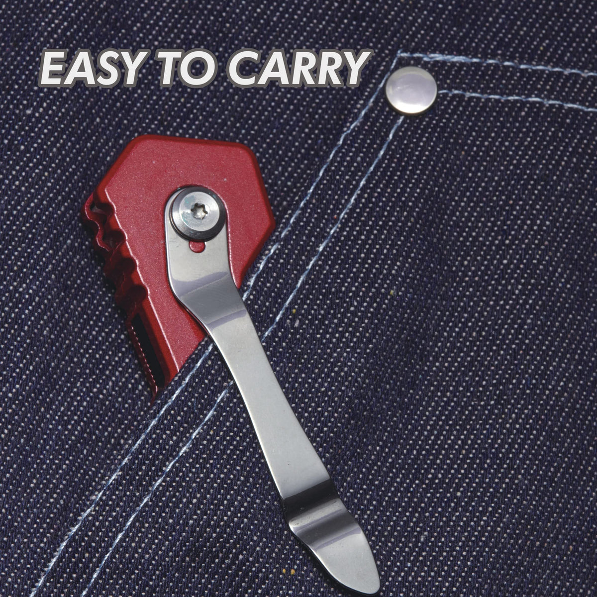 KATA zinc alloy body provides non-slip grip and lasting durability.