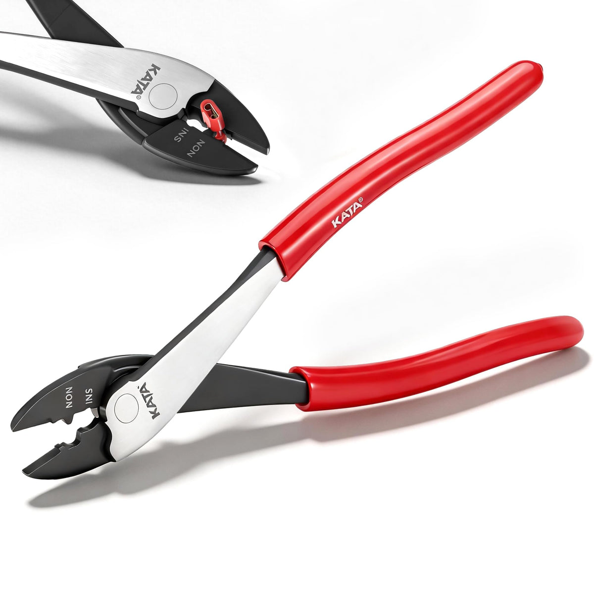 KATA 9-5 inch wire crimper tool front view for daily electrical work