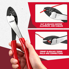 KATA grip handles show ergonomic non-slip coating for extended use