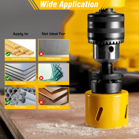 KATA 38 mm blade demonstrates clean cut capacity on layered material