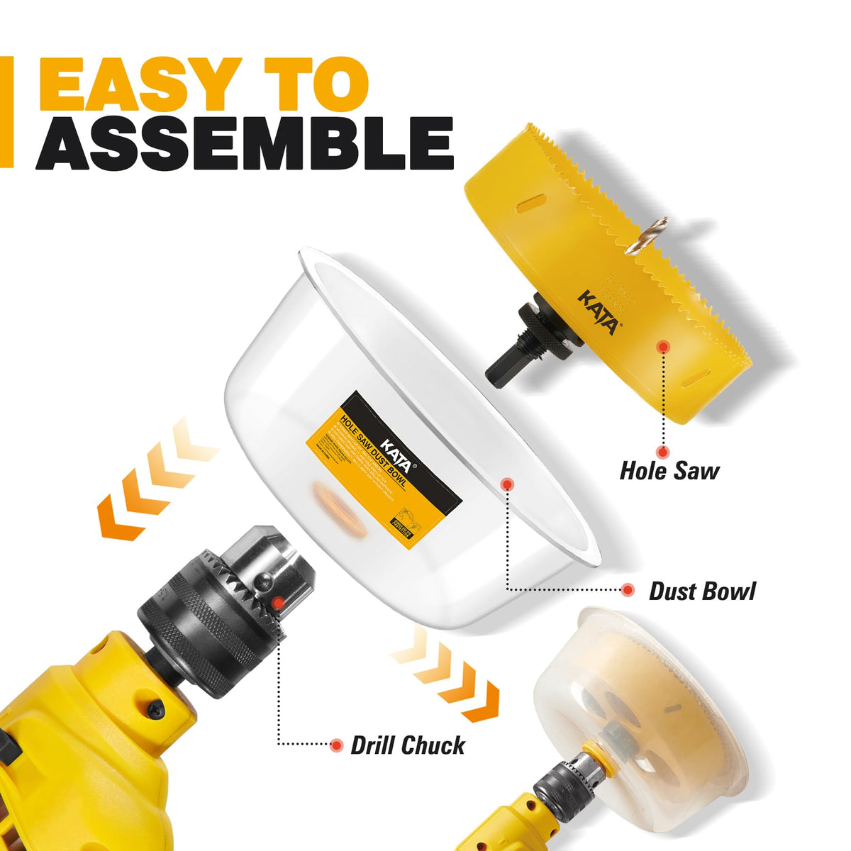KATA hex key wrench for quick blade and accessory adjustments.