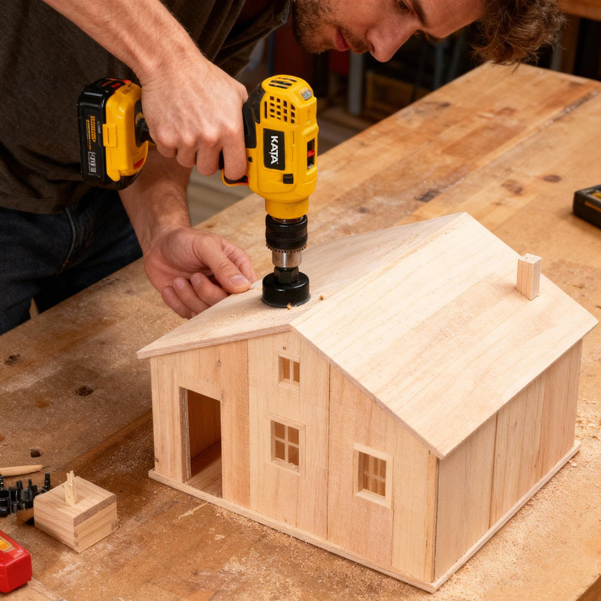 KATA hole saw is suitable for drywall and softwood projects.