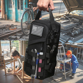 Katadem 12inch tool bag with D-ring clip enables secure attachment