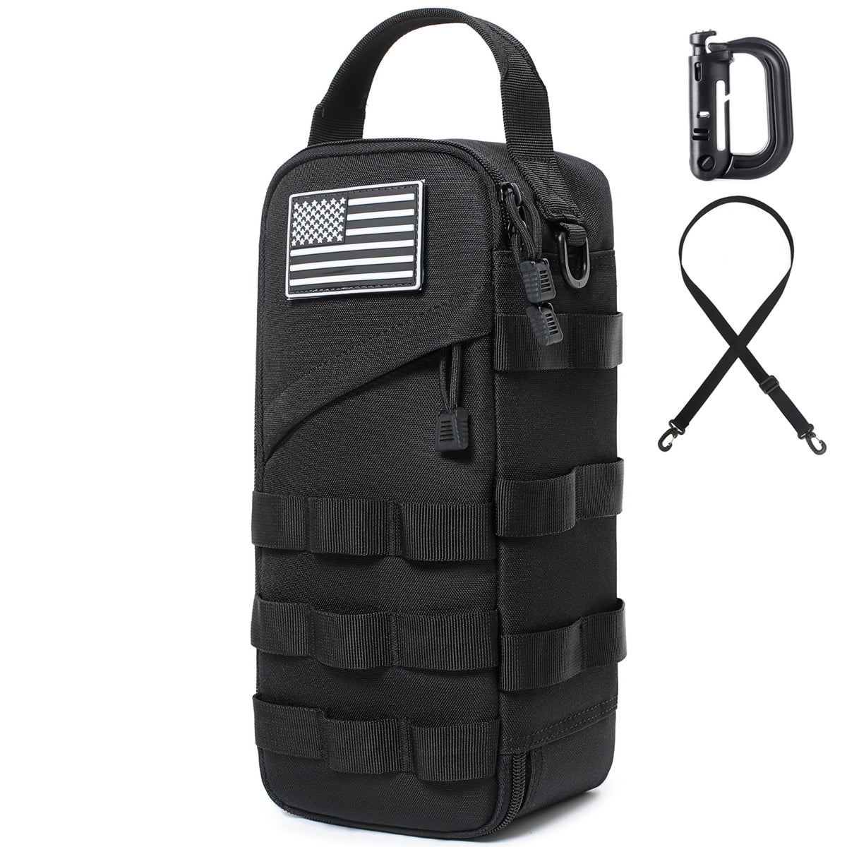 Katadem 12inch tool bag front view for quick tool access on site