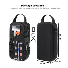 Katadem 12inch tool bag with dual zippers for fast, quiet access
