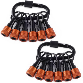 Katerk 12-piece bit holder set with quick-release access for 1/4-inch hex bits.