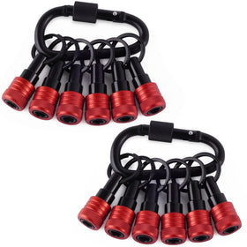 Katerk Bit Holder keychain in compact red for quick access