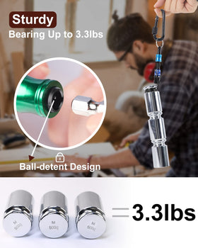 Katerk lightweight bit holder clip weighing 0.3oz for travel-ready tasks
